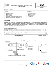 Datasheet 61055-001 manufacturer Micropac