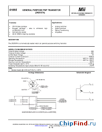 Datasheet 61096 manufacturer Micropac