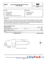 Datasheet 62017-001 manufacturer Micropac
