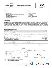 Datasheet 66015-101 manufacturer Micropac