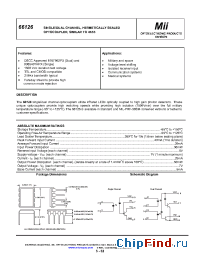 Datasheet 66126-001 manufacturer Micropac