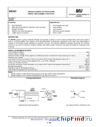 Datasheet 66163-017 manufacturer Micropac