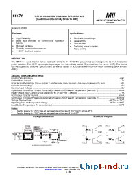 Datasheet 66171-105 manufacturer Micropac