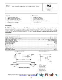 Datasheet 66181-101 manufacturer Micropac