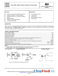 Datasheet JANTXV4N22A производства Micropac