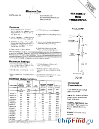 Datasheet 14KESD16A manufacturer Microsemi