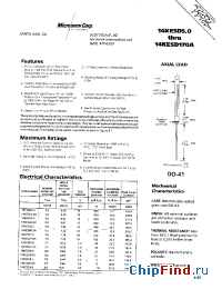 Datasheet 14KESD18A manufacturer Microsemi