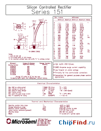 Datasheet 15106GOA manufacturer Microsemi