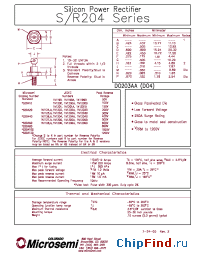 Datasheet 1N1128 manufacturer Microsemi