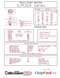 Datasheet 1N1192A manufacturer Microsemi