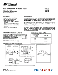 Datasheet 1N1343A manufacturer Microsemi