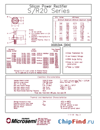 Datasheet 1N134X manufacturer Microsemi