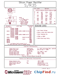 Datasheet 1N2128 manufacturer Microsemi
