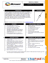 Datasheet 1N3822AUR-1TR manufacturer Microsemi