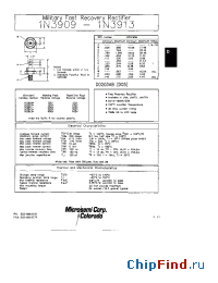 Datasheet 1N3911 manufacturer Microsemi
