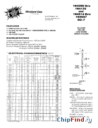 Datasheet 1N4099-1N4135 производства Microsemi