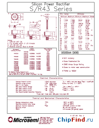 Datasheet 1N4589R manufacturer Microsemi