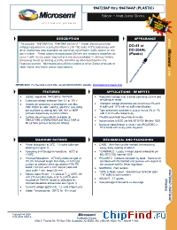 Datasheet 1N4728AP manufacturer Microsemi