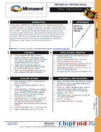 Datasheet 1N4745G производства Microsemi