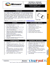 Datasheet 1N4762AUR manufacturer Microsemi