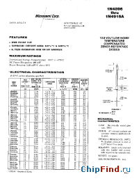 Datasheet 1N4899 производства Microsemi