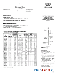 Datasheet 1N4916 manufacturer Microsemi