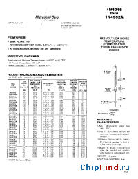 Datasheet 1N4931 производства Microsemi