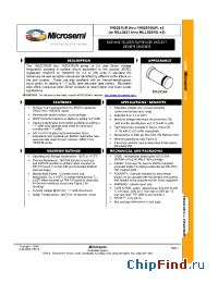 Datasheet 1N5222AUR manufacturer Microsemi