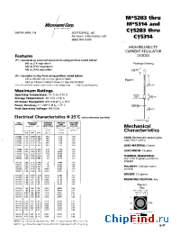 Datasheet 1N5283...IN5313 manufacturer Microsemi