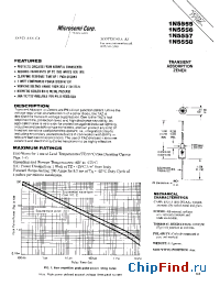 Datasheet 1N5555-58 manufacturer Microsemi