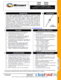 Datasheet 1N5557TR manufacturer Microsemi