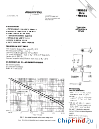 Datasheet 1N5629-65 manufacturer Microsemi