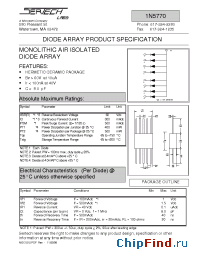 Datasheet 1N5770 manufacturer Microsemi