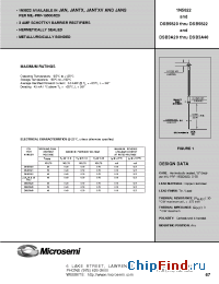 Datasheet 1N5822 manufacturer Microsemi