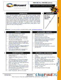 Datasheet 1N5913BG manufacturer Microsemi