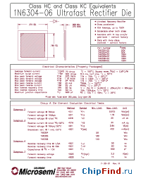 Datasheet 1N6304HCE manufacturer Microsemi