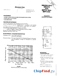 Datasheet 1N6356 производства Microsemi