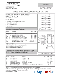 Datasheet 1N6508 manufacturer Microsemi