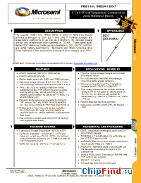 Datasheet 1N822-1-2 производства Microsemi