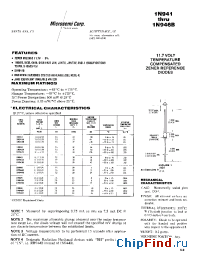 Datasheet 1N941B производства Microsemi