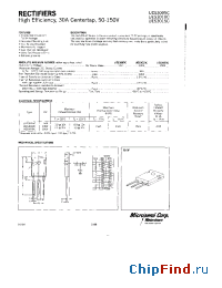 Datasheet 1N961B manufacturer Microsemi