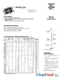 Datasheet 1N964BUR-1 manufacturer Microsemi