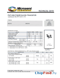 Datasheet 2N3792 manufacturer Microsemi