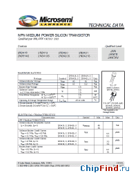 Datasheet 2N3814SJANTX manufacturer Microsemi