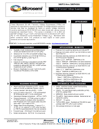 Datasheet 30KP110 manufacturer Microsemi