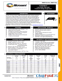 Datasheet 3PMT160A manufacturer Microsemi