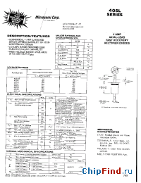 Datasheet 40SL1 manufacturer Microsemi