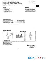 Datasheet 700 manufacturer Microsemi