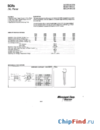 Datasheet AD114-118 manufacturer Microsemi