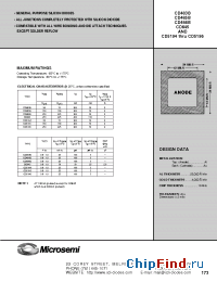 Datasheet CD645B manufacturer Microsemi